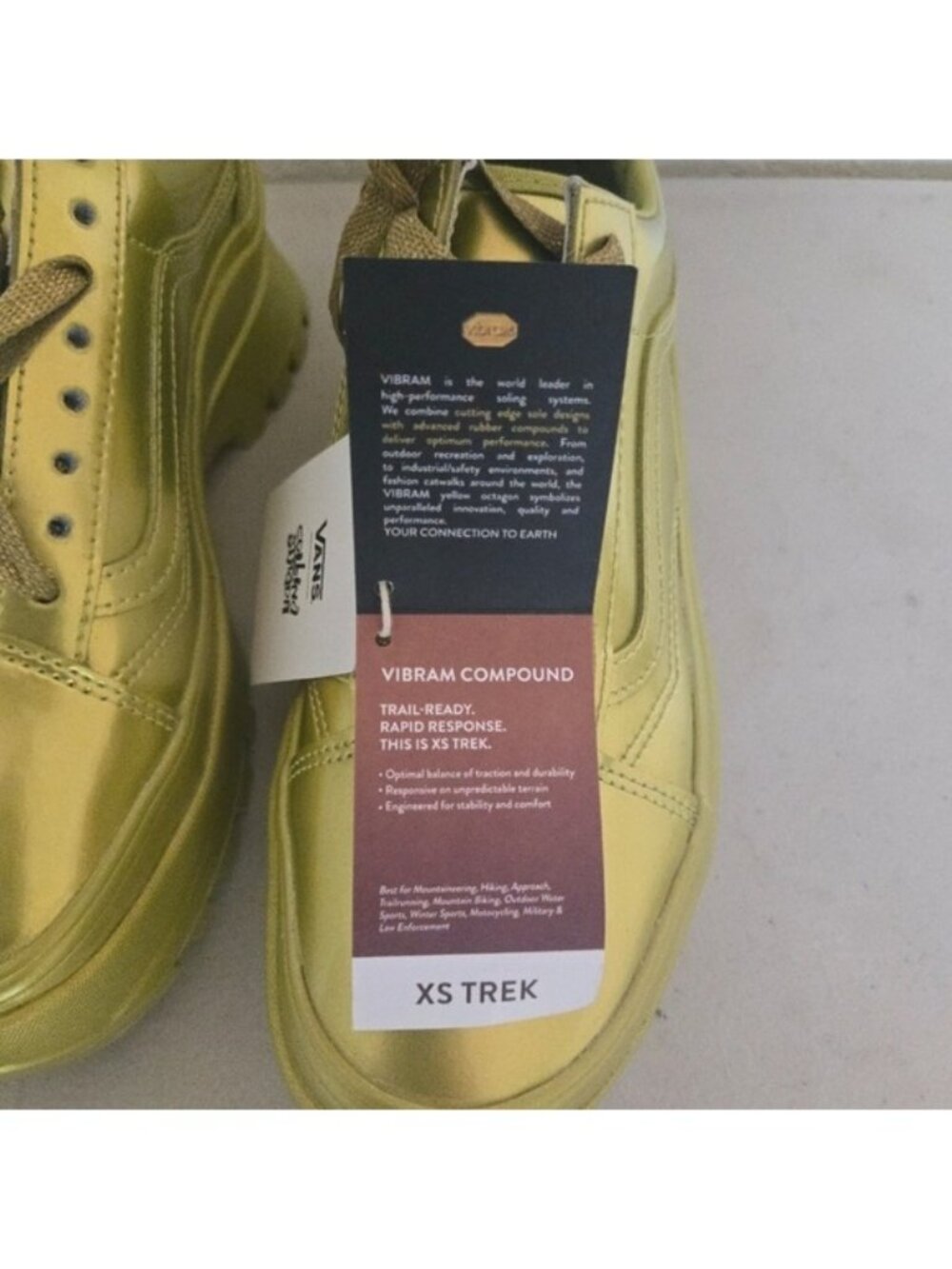 VANS Collina Strada Old Skool Vibram Low Shoe Women Synthetic Yellow 072026 - Picture 7 of 11